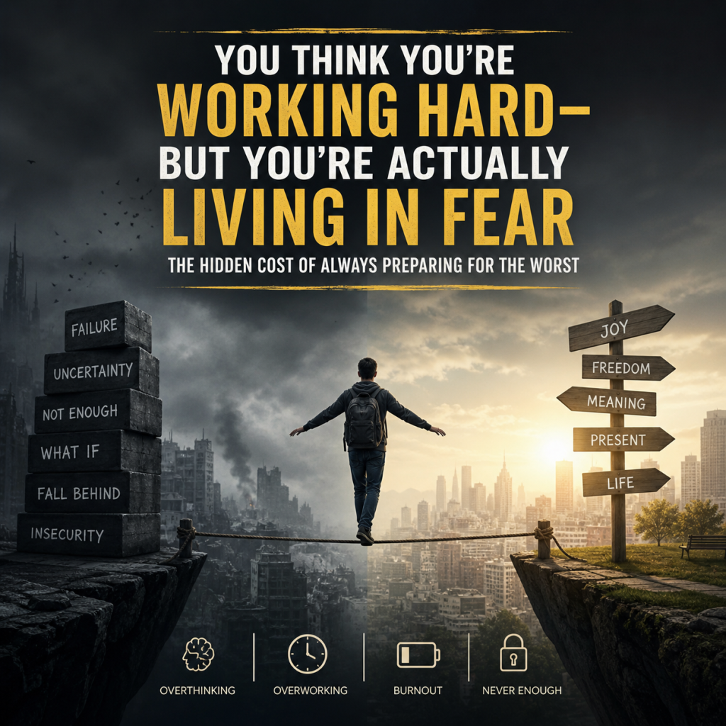 You Think You’re Working Hard — But You’re Actually Living in Fear 3 why-you-cant-relax-disaster-mindset